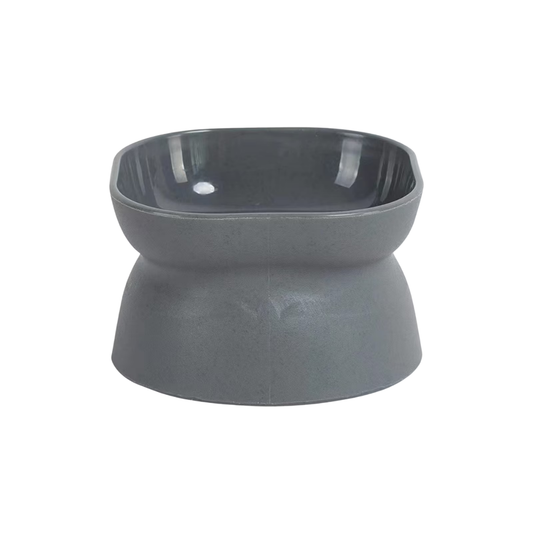 Elevated Tilted Pet Bowls for Cats, Ergonomic Angled Raised Feeder Set, Double-Sided Design, Non-Slip Food and Water Bowls for Easy Eating